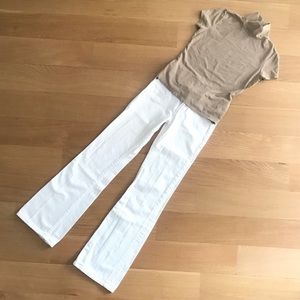 Chip & Pepper White Flared Jeans 25